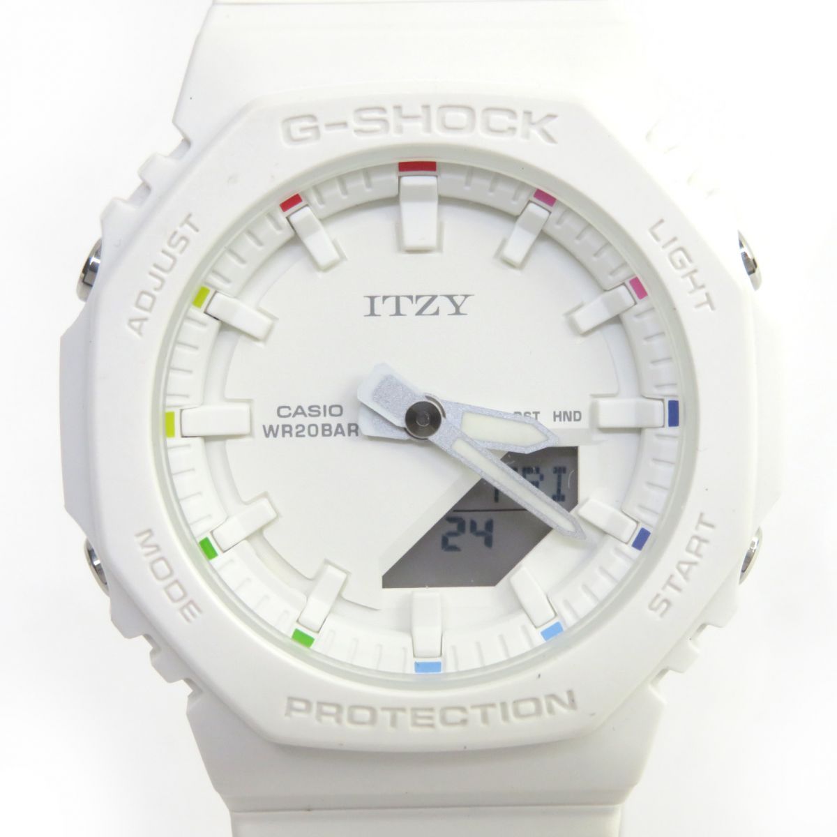 CASIO カシオ G-SHOCK コンパクトサイズ ITZY コラボモデル GMA-P2100IT-7AJR レディース クォーツ 腕時計 ※中古　｜お宝ギターズ