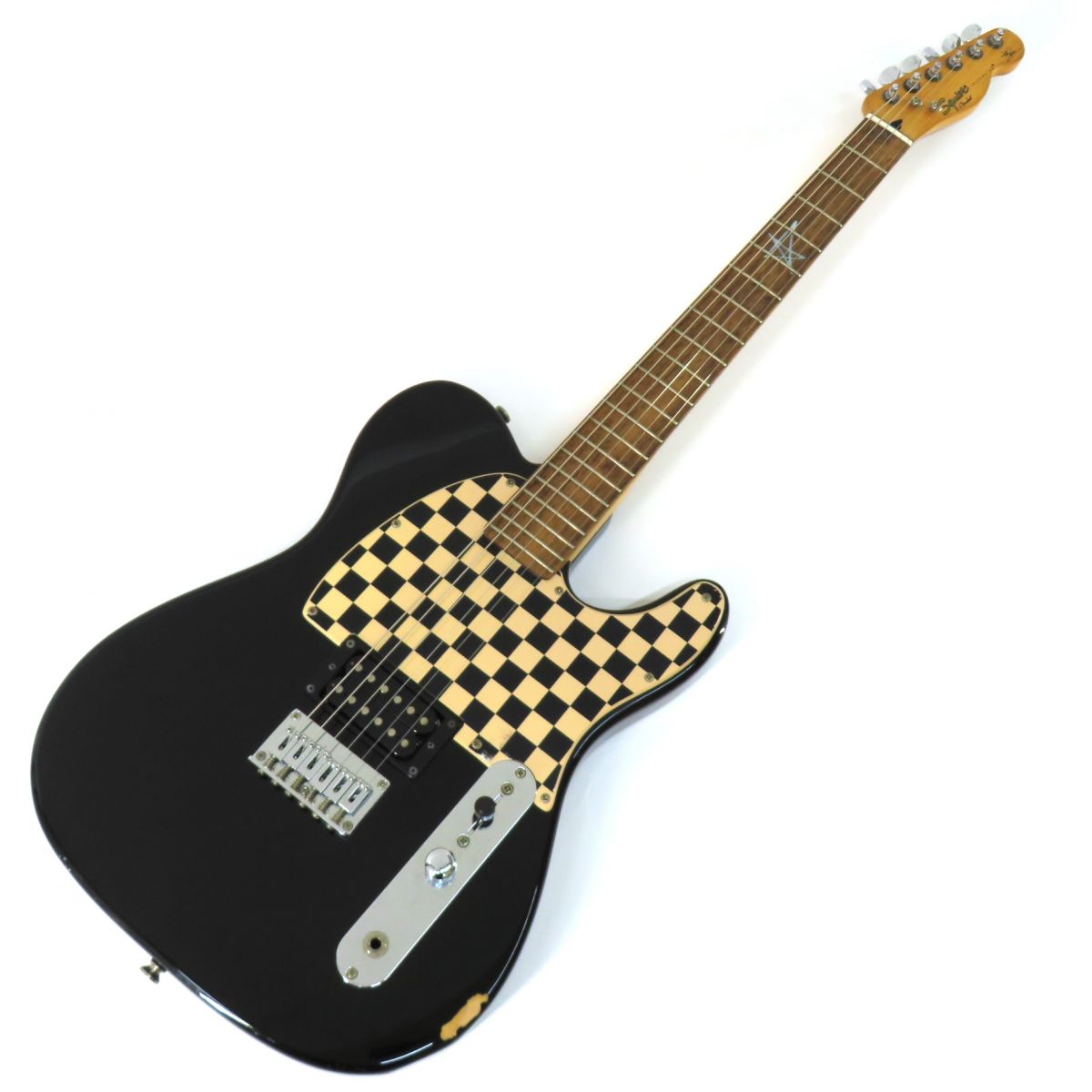 ギター Squier Avril Lavigne Skull & Crossbones Squier Avril Lavigne Telecaster Solid Body Electric Guitar