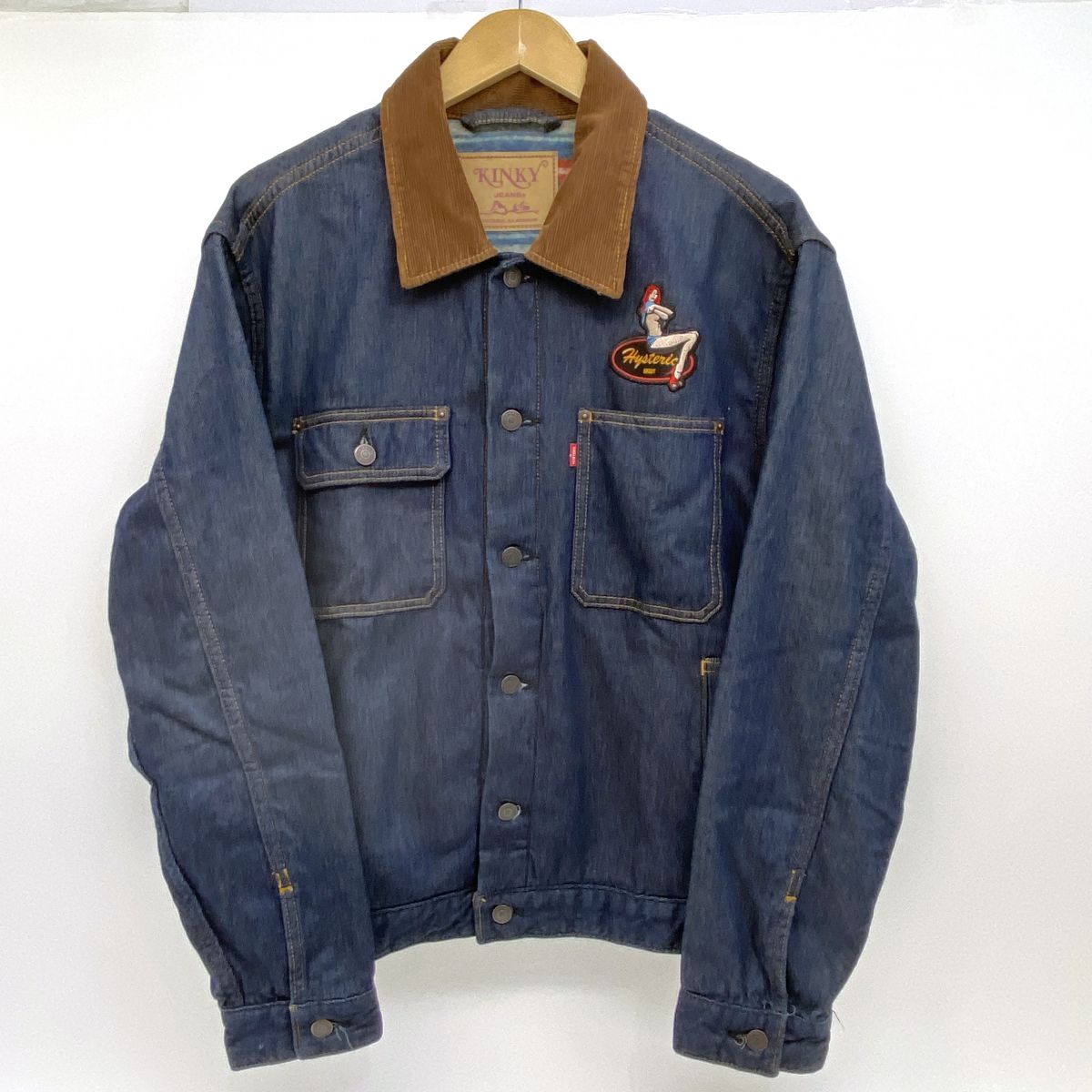 HYSTERIC GLAMOUR ヒステリックグラマー HYSTERIC HEAVY トラッカージャケット Lサイズ 02233AB07 ※中古