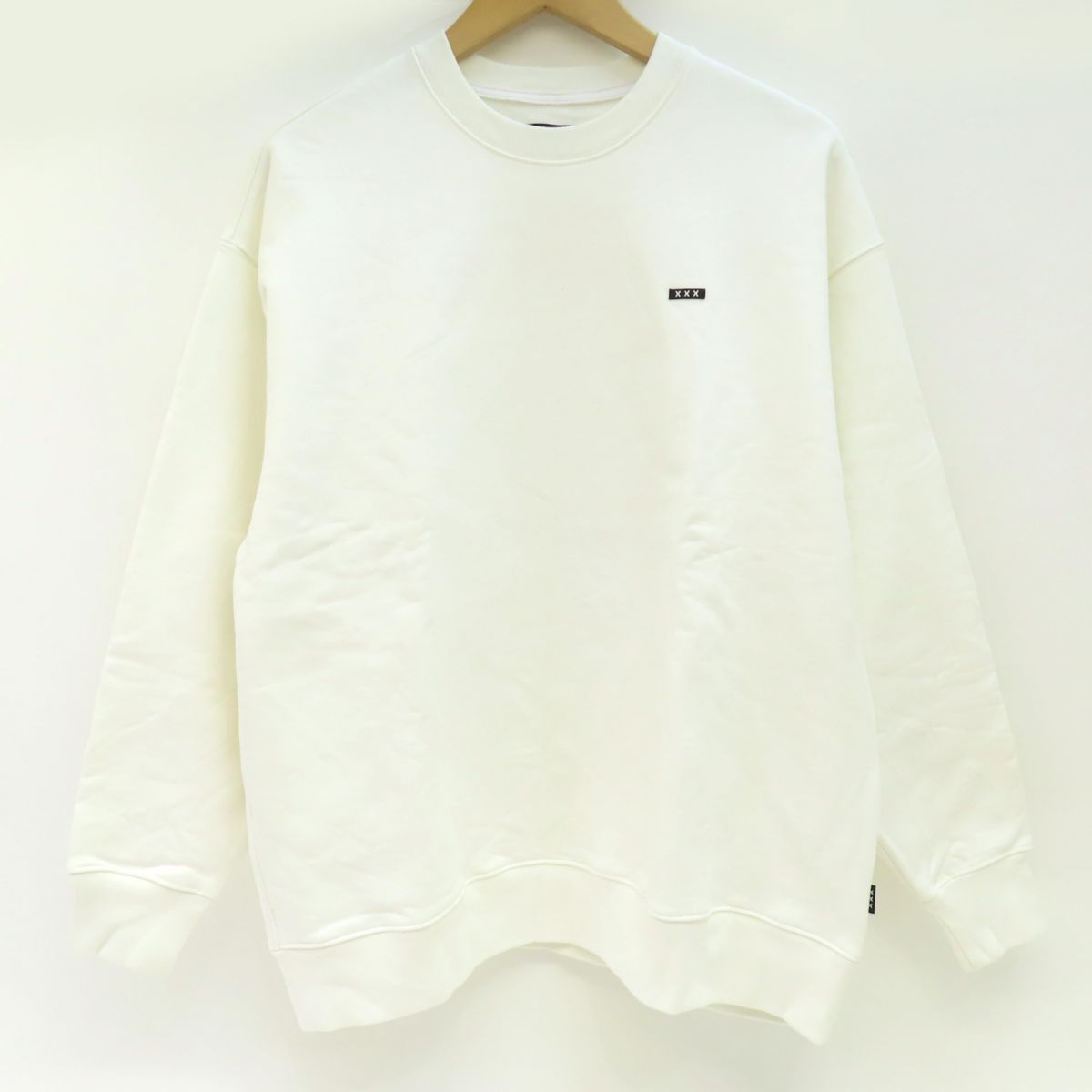 GOD SELECTION XXX 天道様選りぬき スモールロゴスウェット 調教師 M大きさ ※中古