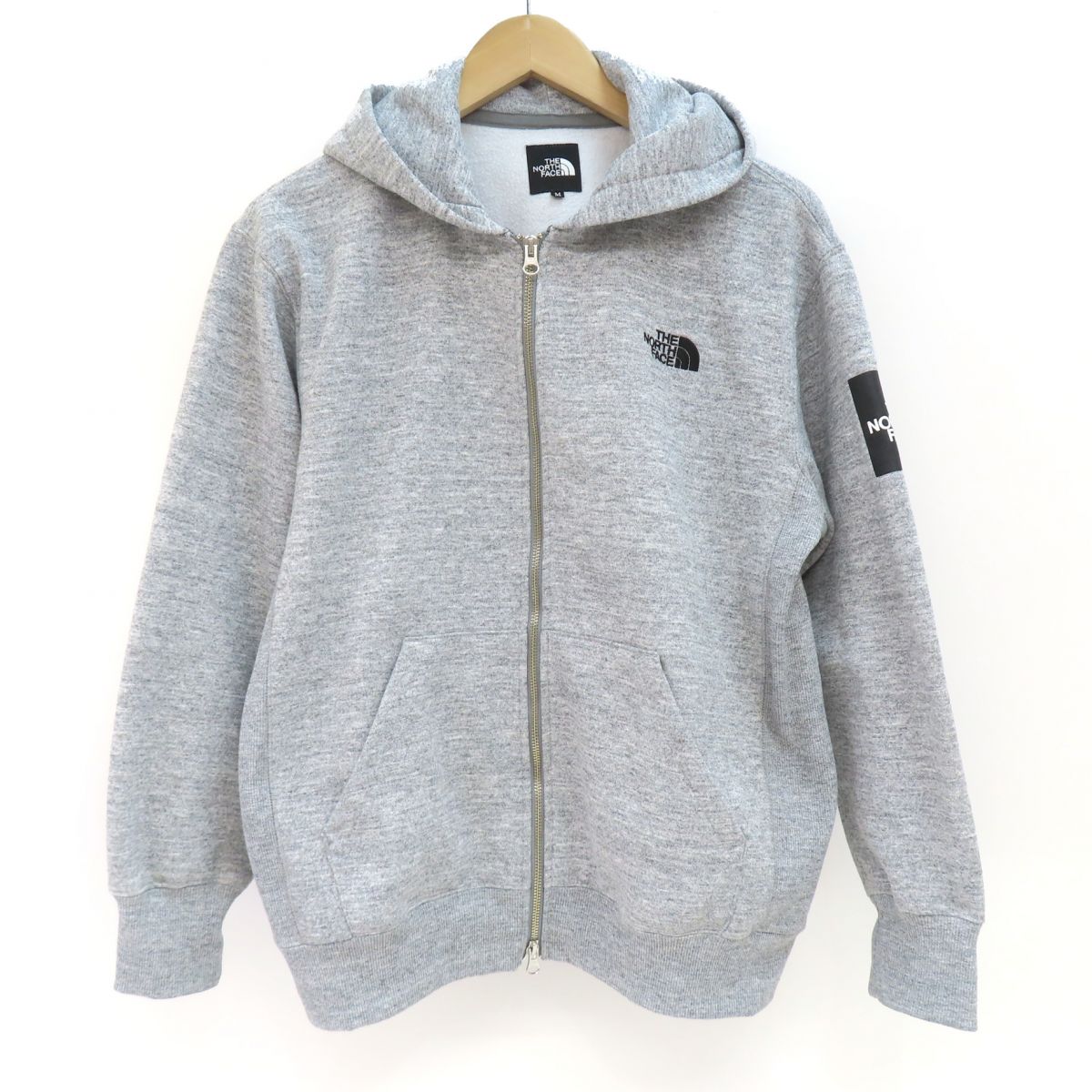 THE NORTH FACE ノースフェイス ジップパーカー グレーパープル ノースフェイス ジップパーカー グレー キッズ160相当 - メルカリ