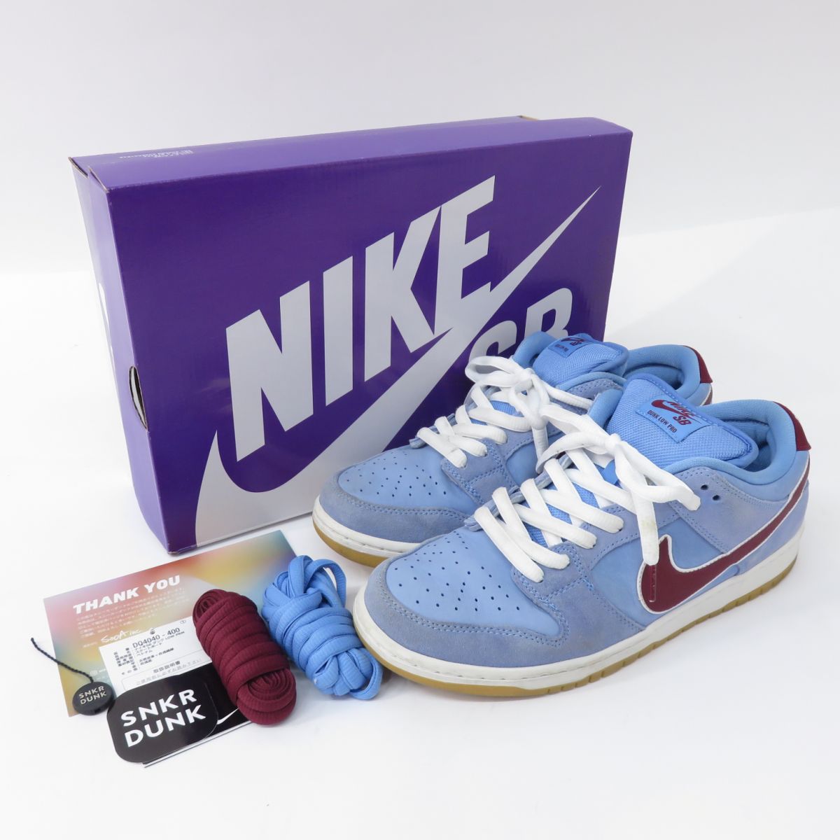 NIKE SB DUNK LOW PRM ナイキ ダンク 置き目 労働者階級 DQ4040-400 US10 28糎 箱有 ※中古