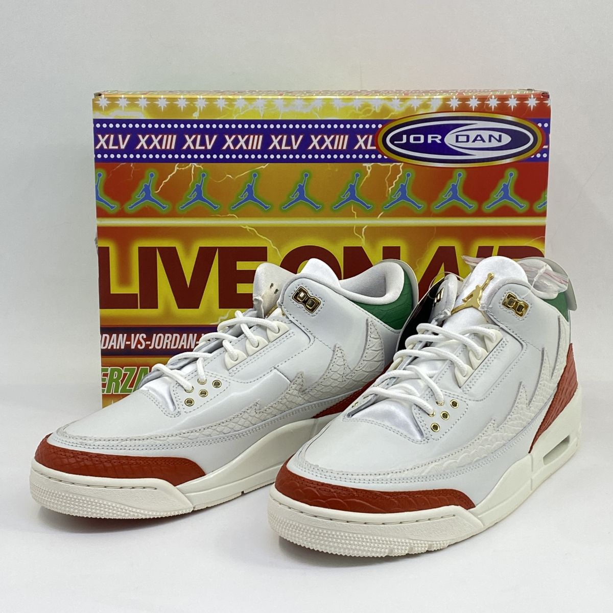 【未当てはめる】NIKE ナイキ AIR JORDAN 3 RETRO MEX 大気圏 ジョーダン レトロ IO1752-100 US10 28糎 箱有