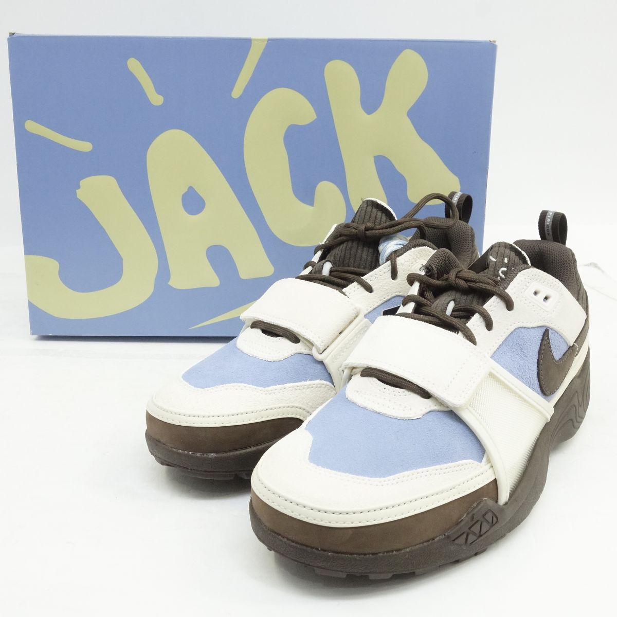 【未当て嵌める】NIKE × Travis Scott ナイキ トラヴィススコット ZOOM FIELD JAXX 望遠レンズ 活動の領域 HQ3072-400 US10 28糎 箱有
