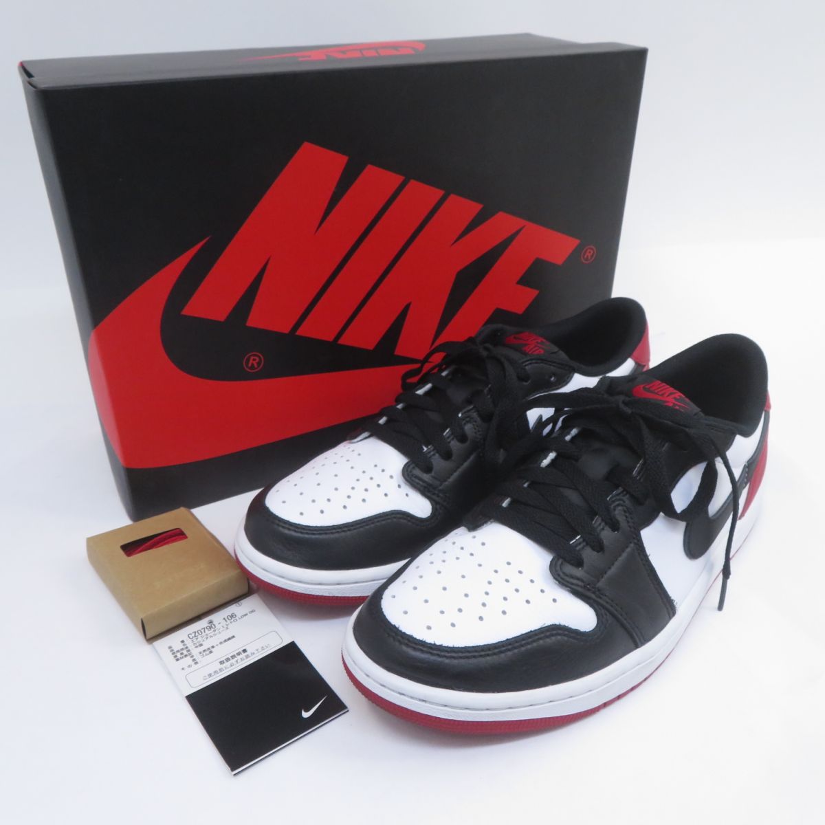 NIKE ナイキ AIR JORDAN 1 RETRO LOW OG エア ジョーダン 1 ロー CZ0790-106 US10 28cm 箱有 ※中古｜お宝ギターズ