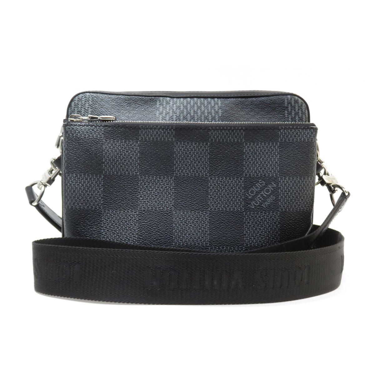LOUIS VUITTON ルイヴィトン ダミエ グラフィット 3D3重協奏曲 伝達人御徒面子 N50017 ショルダーバッグ
