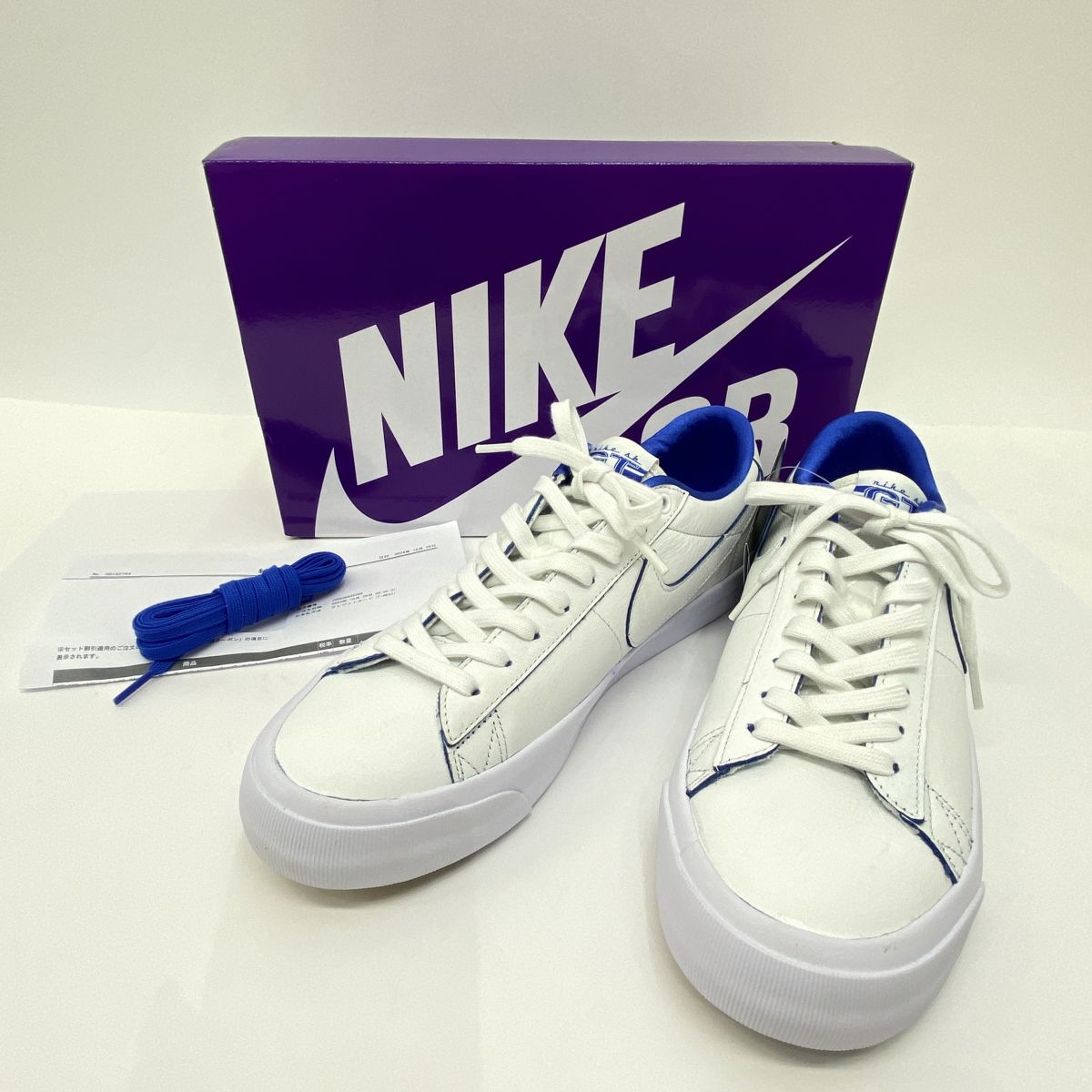 【未当て嵌める】NIKE SB BLAZER LOW PRO GT PRM ナイキ SB ブレーザー 置き目 労働者階級 FZ1300-100 US10 28糎 箱有