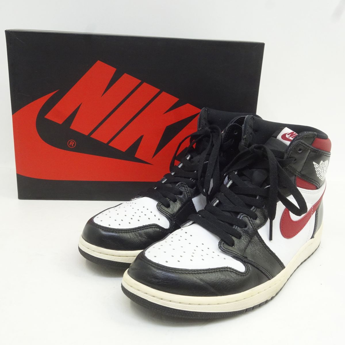 NIKE ナイキ AIR JORDAN 1 RETRO HIGH OG エアジョーダン レトロ 555088-061 US10 28珊 箱有 ※中古