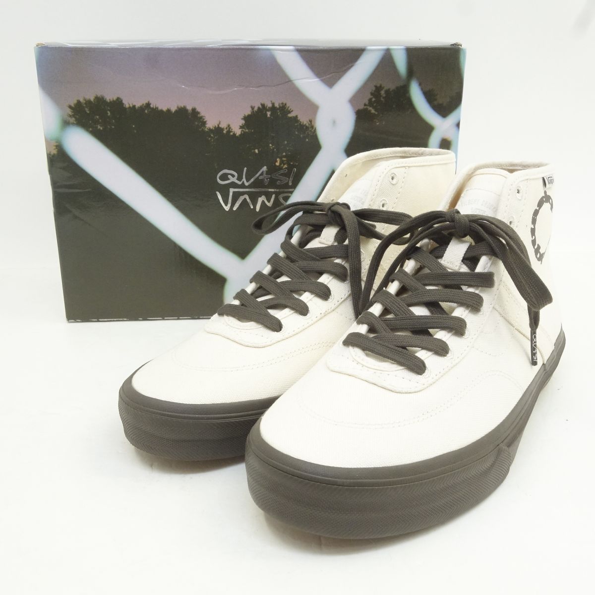 【未当て嵌める】VANS × QUASI CROCKETT HIGH DECON バンズ クアジ クロ毛布 御機嫌 デコン VN0007QLTBD US9 27糎 箱有