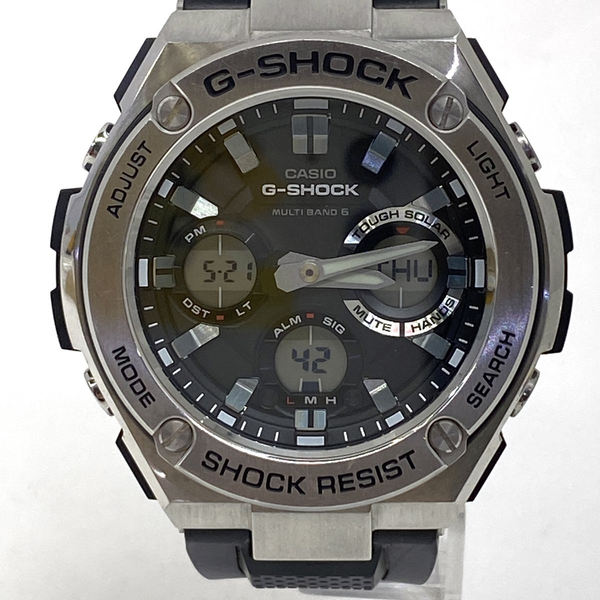 CASIO カシオ G-SHOCK G-STEEL GST-W110-1AJF 手ごわいソーラー ウオッチ ※中古