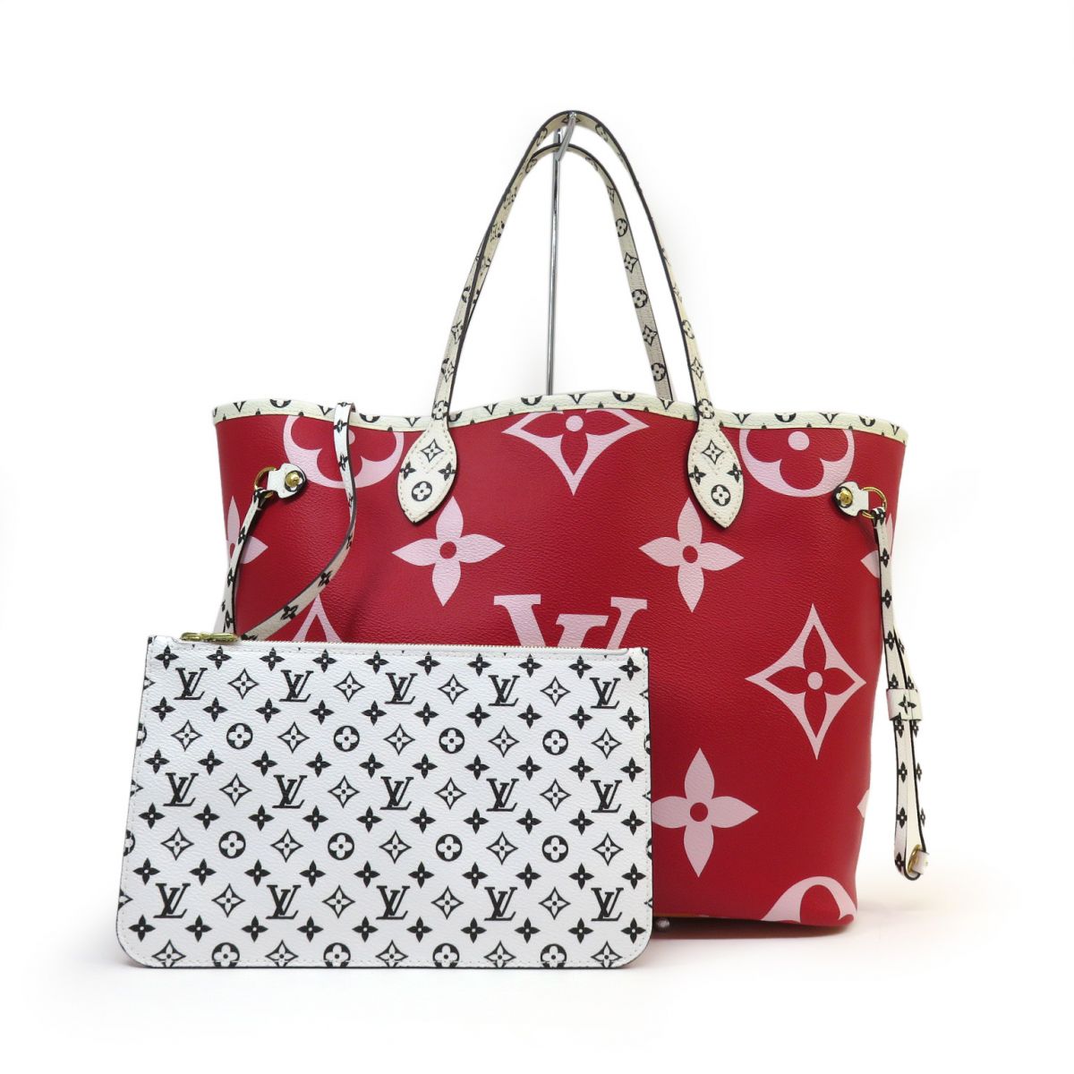 171s LOUIS VUITTON 巨大な生物・モノグラム ネヴァーフルMM M44567 トートバッグ ショルダーバッグ マルチ色合い