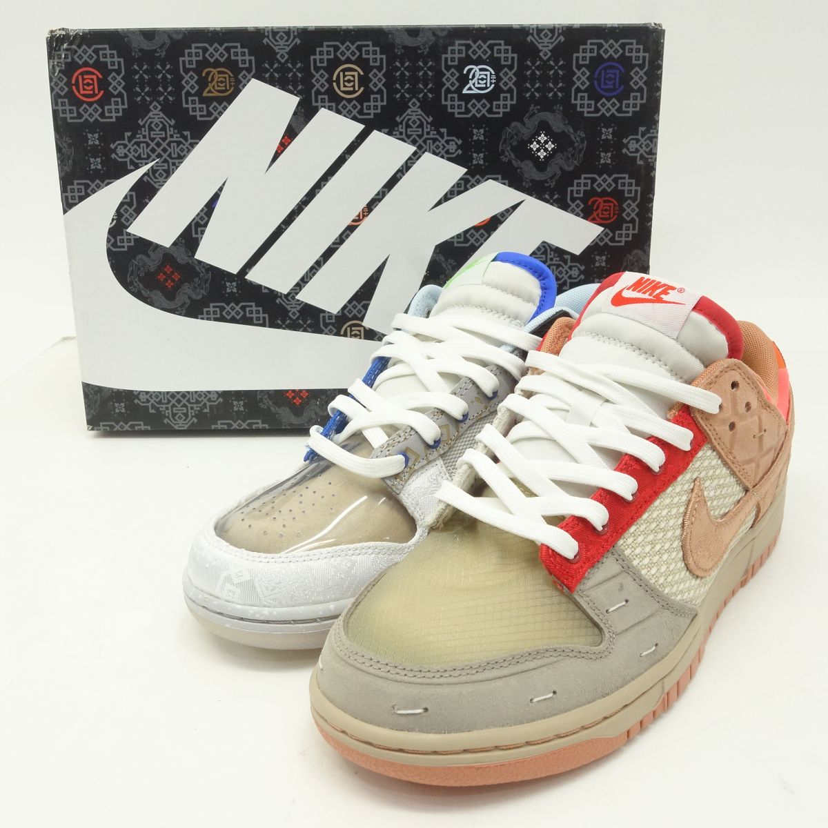 NIKE × CLOT ナイキ クロット DUNK LOW SP ダンク 置き目 FN0316-999 US9.5 27.5糎 箱有 ※中古