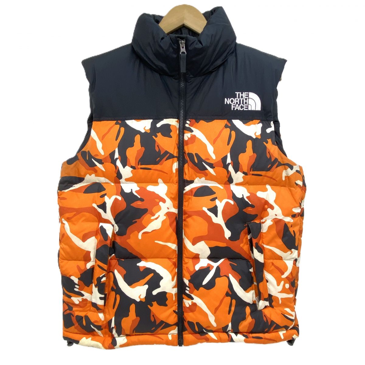 THE NORTH FACE 北の方人間の顔 ノベルティーヌプシベスト 落ち込むより良い 家鴨フラ ND91844 XL大いさ ※中古