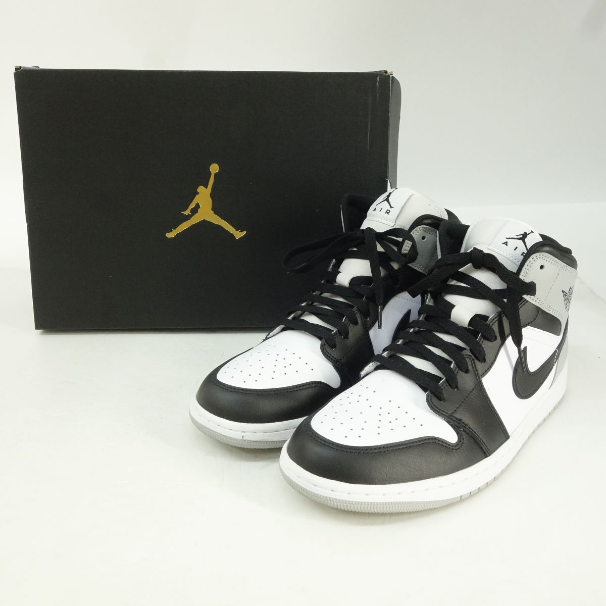 NIKE AIR JORDAN 1 MID ナイキ エアジョーダン1 ミッド DQ8426-101 US11 29糎 箱有 ※中古
