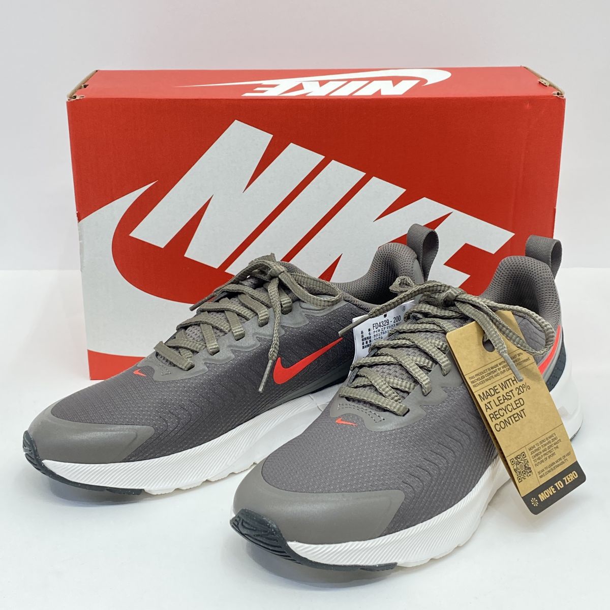 【未当て嵌める】NIKE ナイキ AIR MAX NUAXIS エア湖 マックス ニュアクシス FD4329-200 US8 26珊 箱有