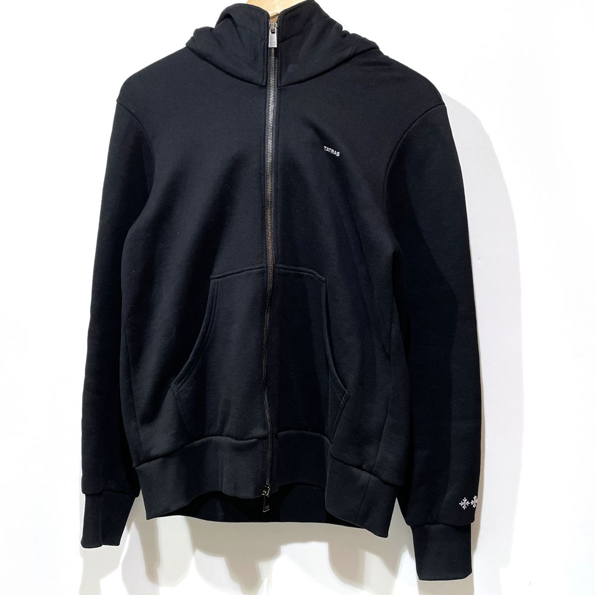 TATRAS タトラス ジップアップ パーカー 黒いこと 黒 ※中古 【津山店】