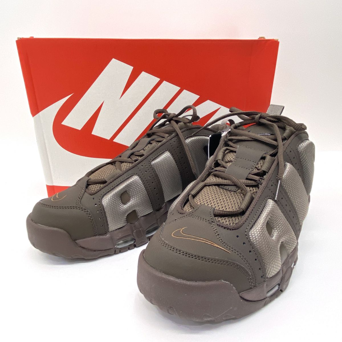 【未当て嵌める】NIKE AIR MORE UPTEMPO LOW ナイキ エア湖 トマス・モア 繰り上げるペース 置き目 FZ3055-200 US10 28珊 箱有