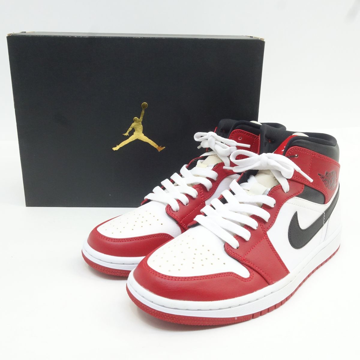 【未当て嵌める】NIKE ナイキ AIR JORDAN 1 MID エアジョーダン ミッド 554724-173 US8.5 26.5珊 箱有