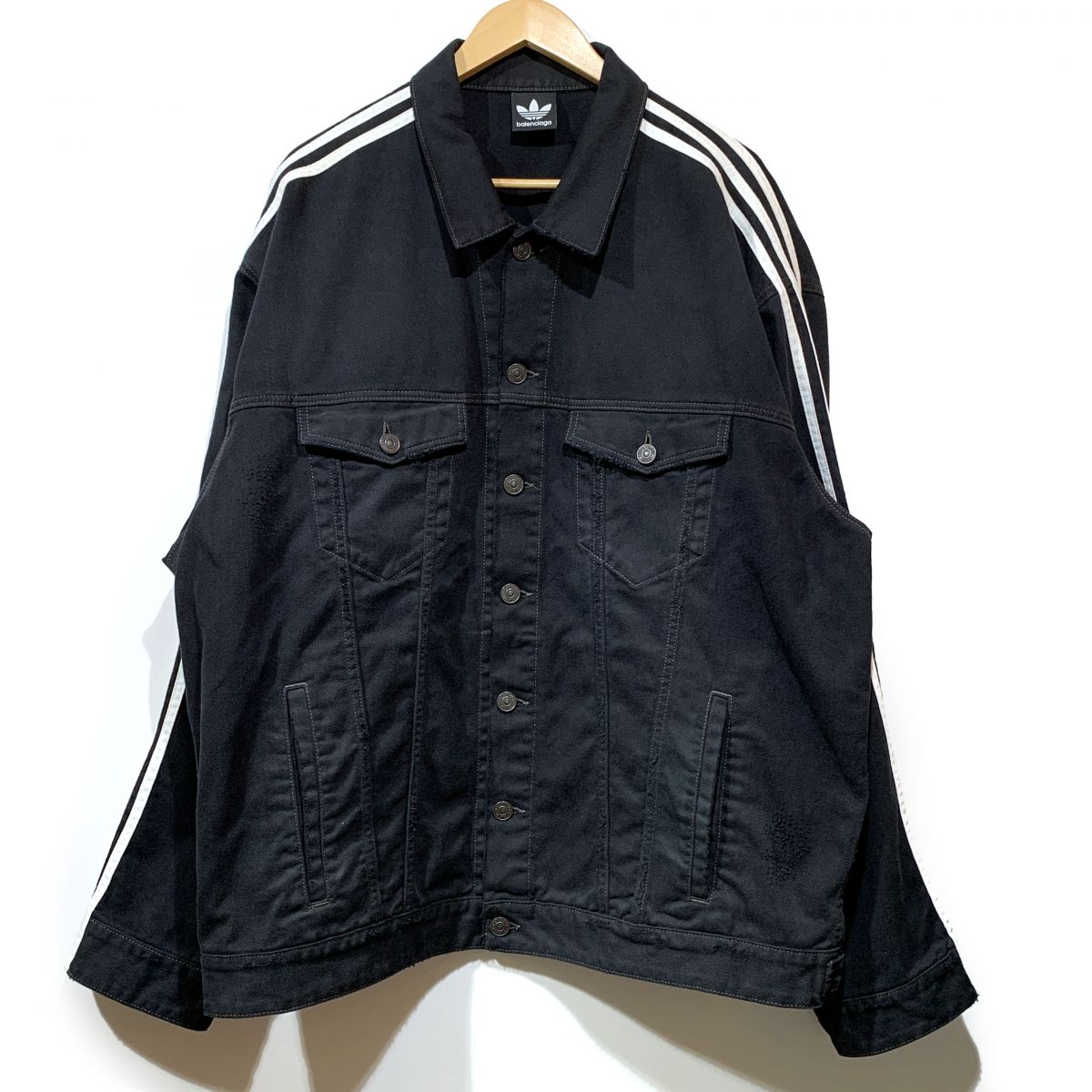 BALENCIAGA バレンシアガ x ADIDAS アディダス デニムジャケット サイズ2 724775 TNW54 ※中古 【津山店】｜お宝ギターズ