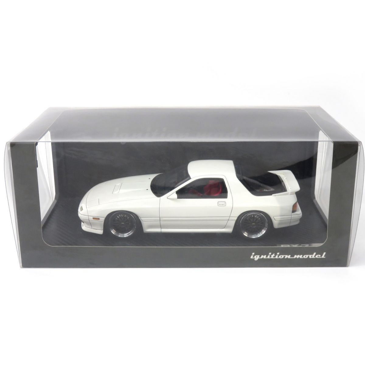 イグニッションモデル 1/18 Mazda Savanna RX-7 (FC3S） 白いこと ミニカー ※現況品