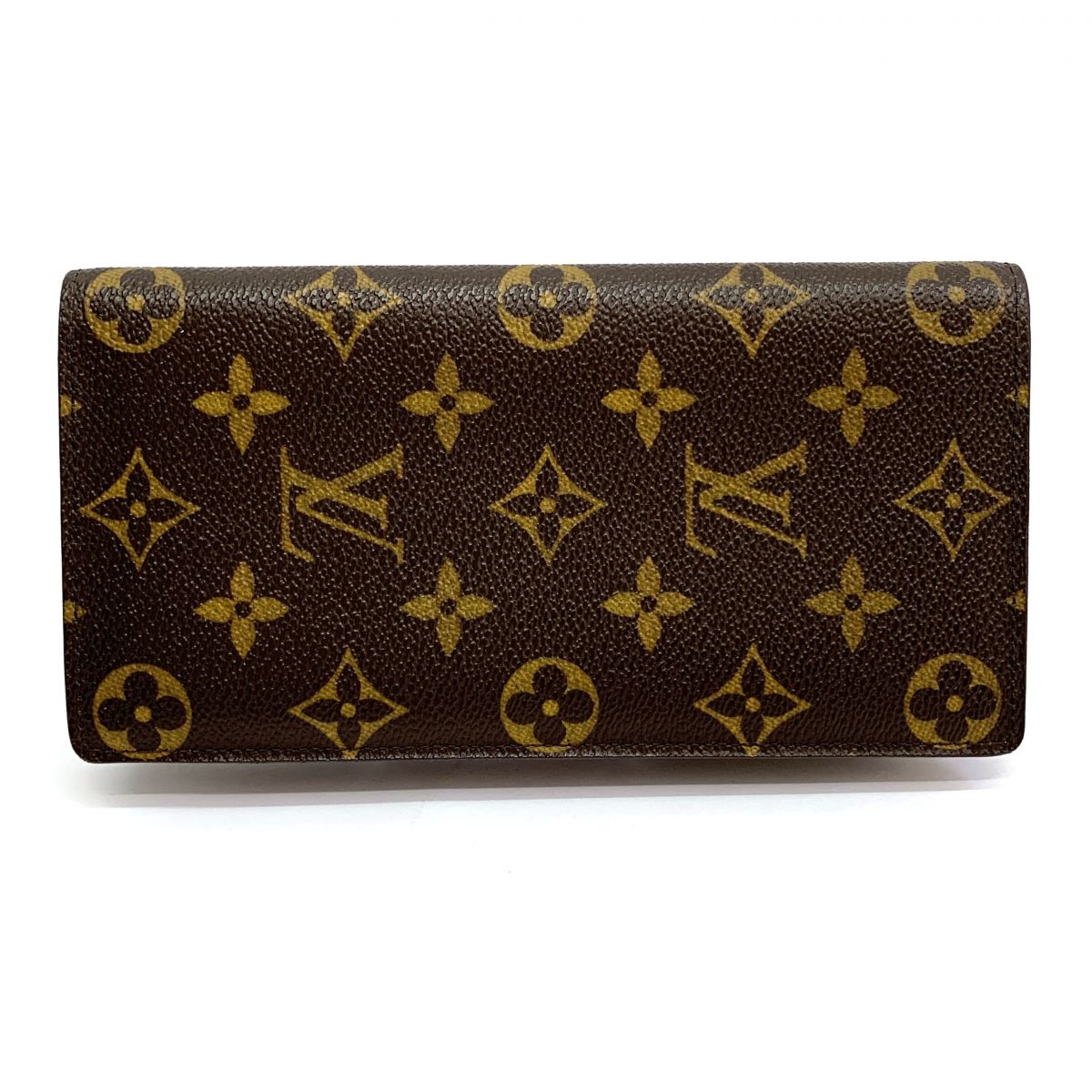 LOUIS VUITTON ルイ・ヴィトン モノグラム ポルトフォイユ・ブラザ 二つ折り長札入れ ※中古 【津山店】
