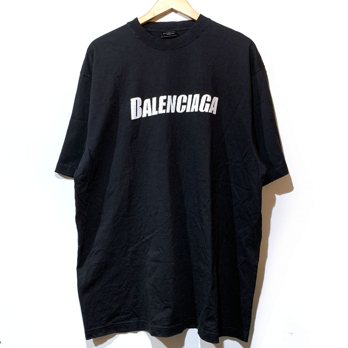 BALENCIAGA バレンシアガ ティーシャツ 半袖 黒いこと XS大きさ 651795 TNVL1 ※中古 【津山店】
