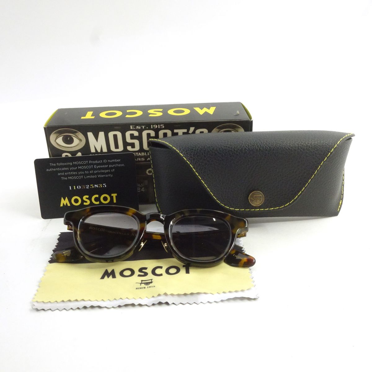 MOSCOT モスコット DAHVEN 44 TORTOISE ダーベン 眼鏡一こま メガネ ※中古