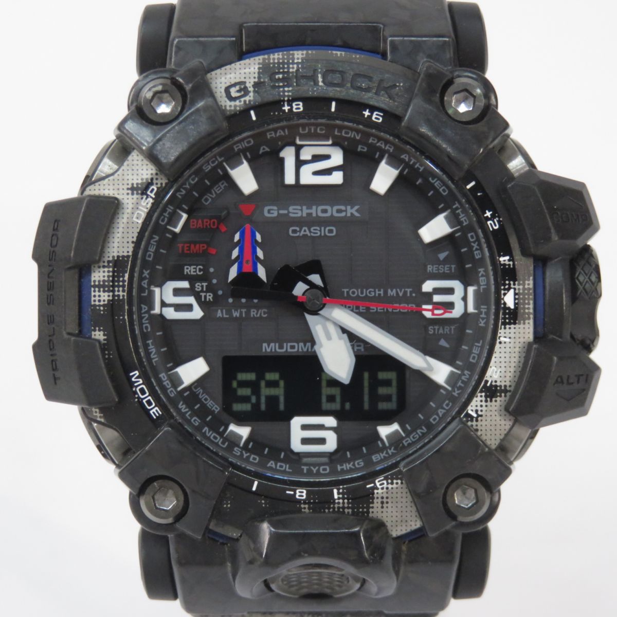 CASIO カシオ G-SHOCK MUDMASTER TEAM LAND CRUISER TOYOTA AUTO BODY GWG-2000TLC-1AJR ソーラー 腕時計 ※中古|お宝ギターズ