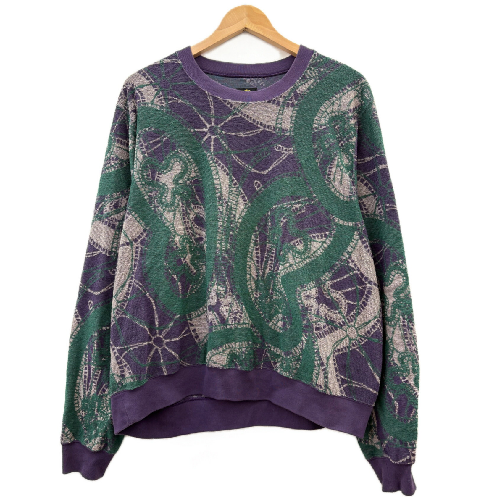 【美品】　大人気Needles ダークグリーン スウェット M Needles/Track Crew NeckShirt-Poly Smooth｜Daytona Park