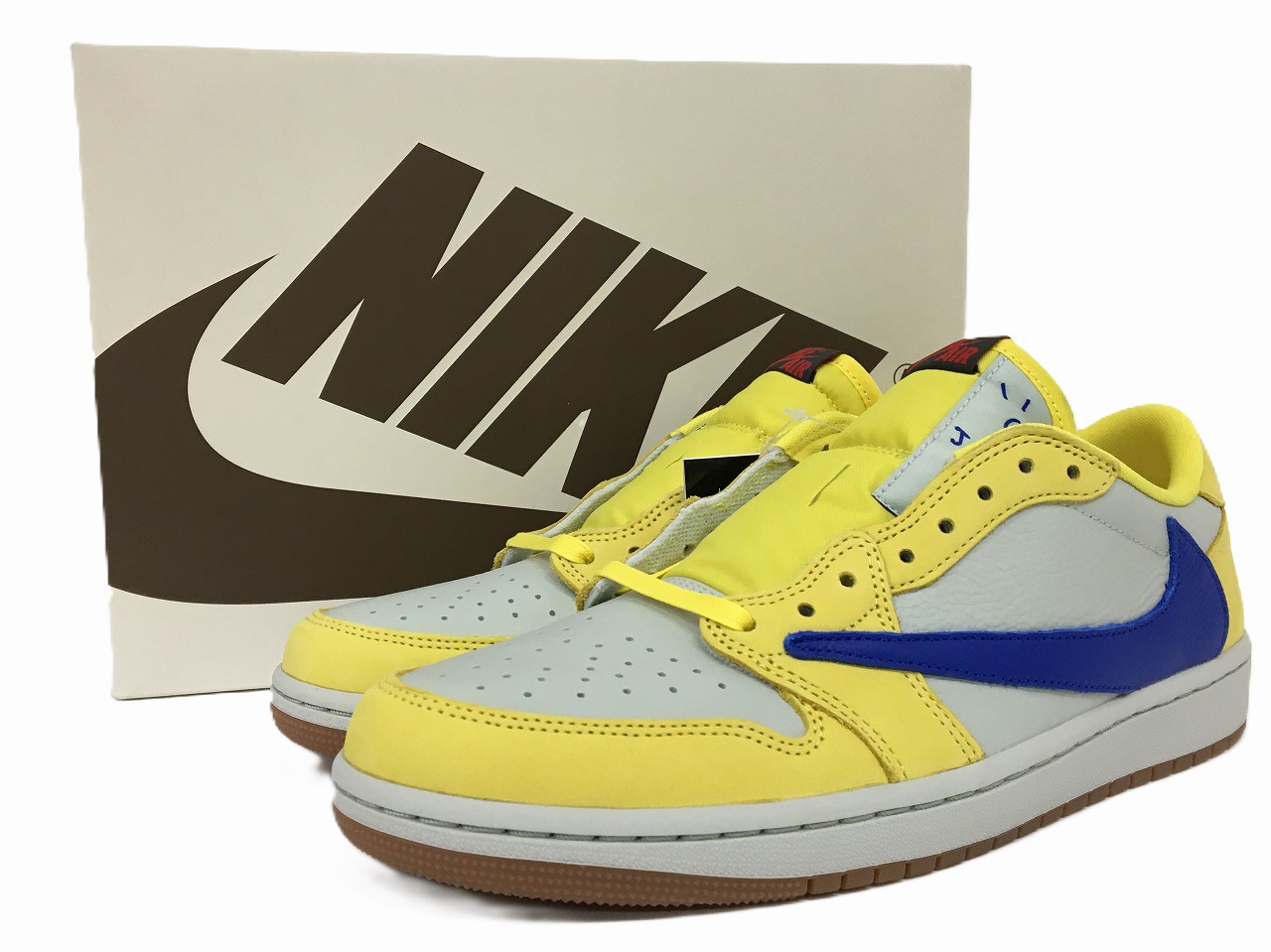 楽天市場】【未使用】TRAVIS SCOTT × NIKE AIR JORDAN 1 LOW OG