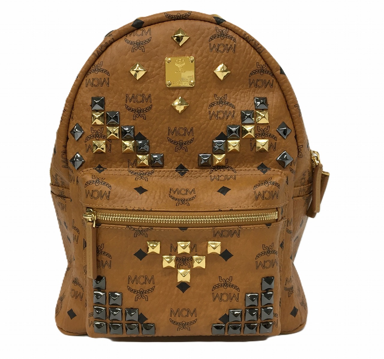 楽天市場】【エムシーエム】MCM ヴィセトス レザー スタッズ バック