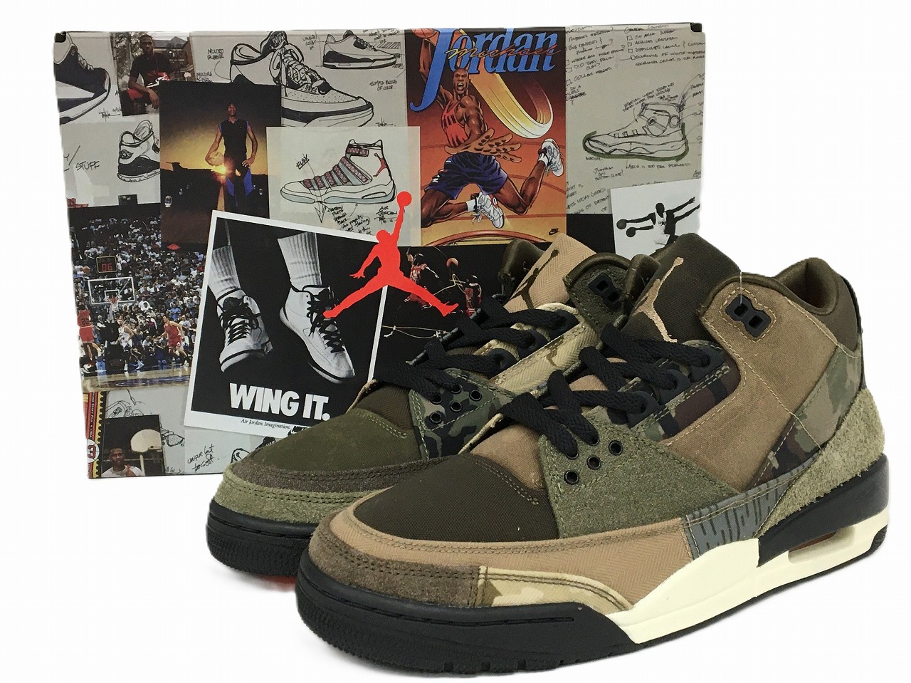 【未使用】NIKE AIR JORDAN 3 RETRO SE "PATCHWORK" DO1830-200 ナイキ エアジョーダン3 レトロ "パッチワーク" スニーカー 27.5cm【長崎時津店】|FIVE MALL