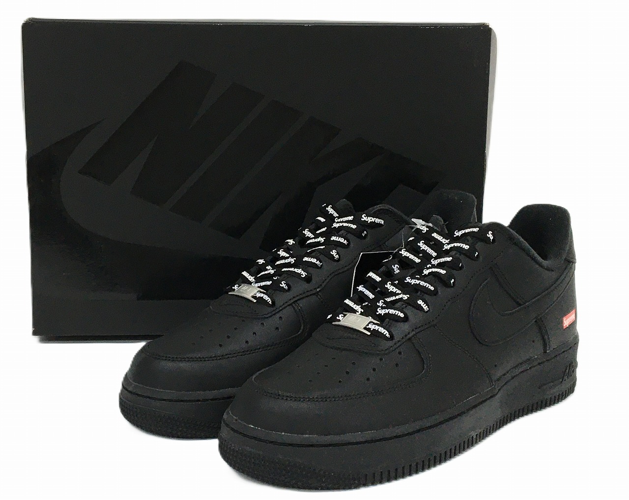supreme NIKE エアフォースワン 27.0 【送料無料】 Supreme × NIKE AIR FORCE 1 LOW (White) - CRACKLIMB