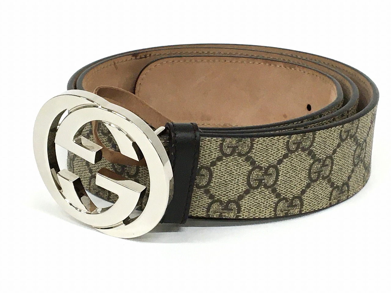 イタリア製【超美品】☆GUCCI　グッチ：バックル　レザーベルト　85-34 楽天市場】GUCCI グッチ サイズ:85・34 22AW PALACE Gスクエア