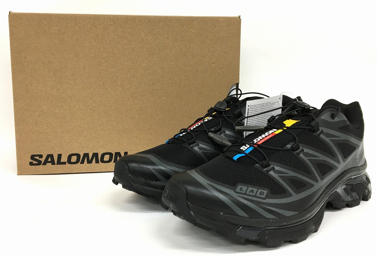 【未当て嵌める】SALOMON XT-6 \"BLACK/BLACK/PHANTOM\"" 410866 サロモン XT-6 ADV 黒いこと スニーカー 27.5糎【長崎時津店】"