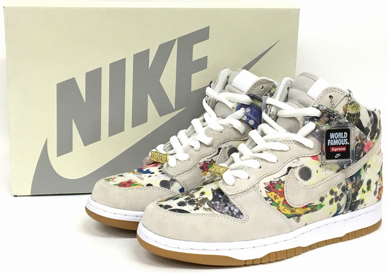 【未使用】 NIKE × SUPREME SB DUNK HIGH OG QS \