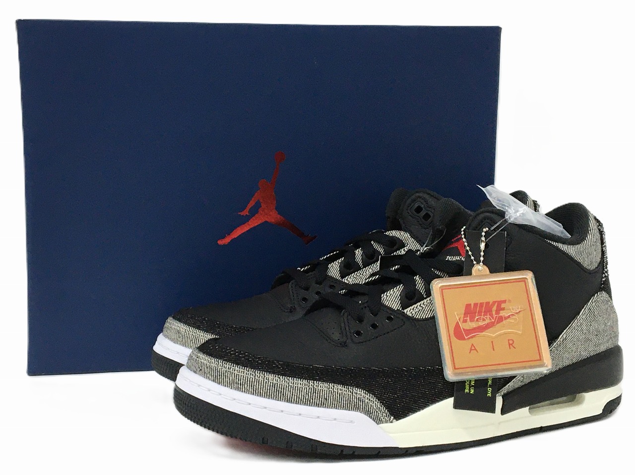 【未使用】 NIKE × LEVI’S AIR JORDAN 3 RTR LSC BLK SP \