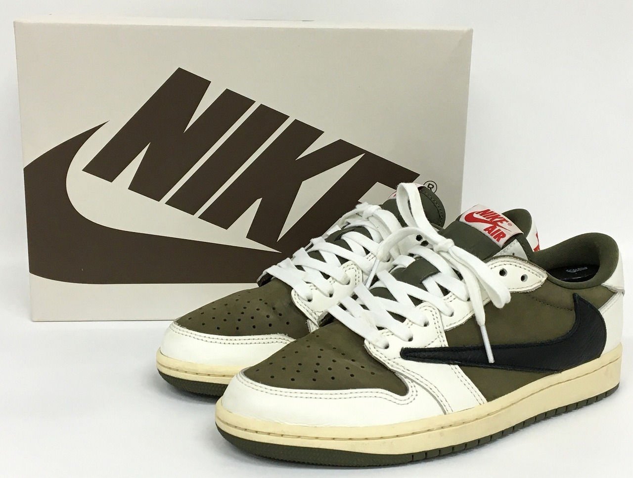 【中古】 NIKE × TRAVIS SCOTT AIR JORDAN 1 LOW OG SP \