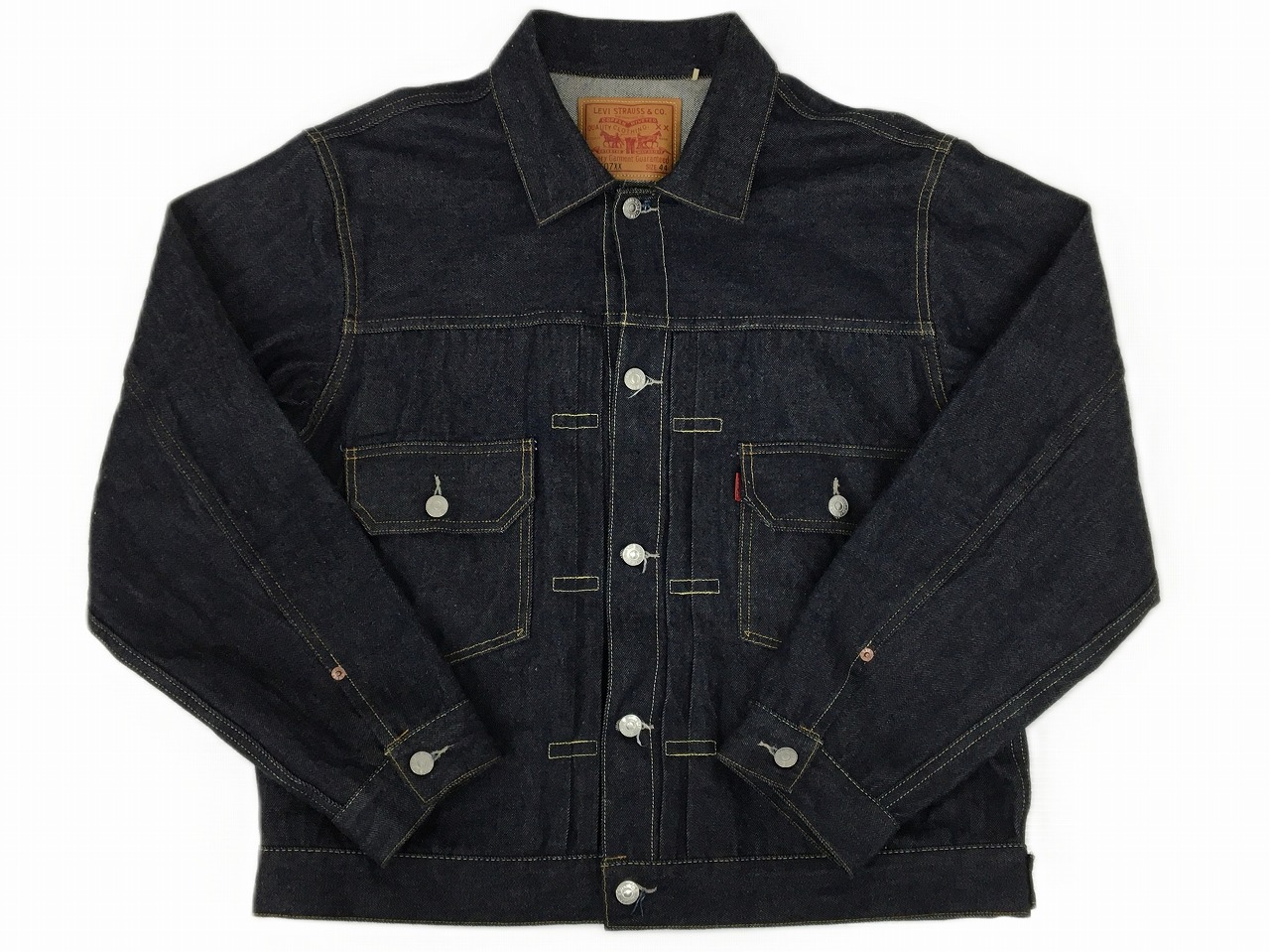 【中古】LEVI'S(リーバイス)70507-0066 507XX 1953モデル セカンド デニムジャケット 44サイズ【長崎時津店】｜FIVE MALL