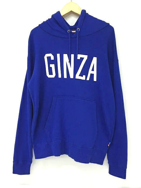 【中古】THE CONVENI×fragment design GINZA FRAGMENT HOODIE PUM-28100-C ザ・コンビニ フラグメント スウェットパーカー ブルー Mサイズ【長崎時津店】|FIVE MALL