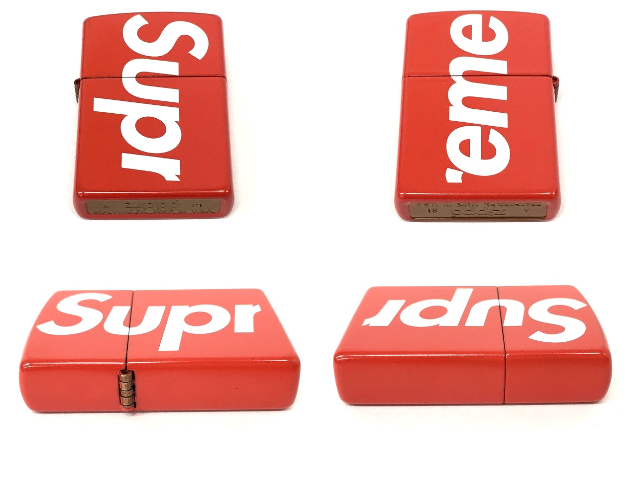 激安単価で Supreme ZIPPO Logo ジッポライター 赤 kids-nurie.com