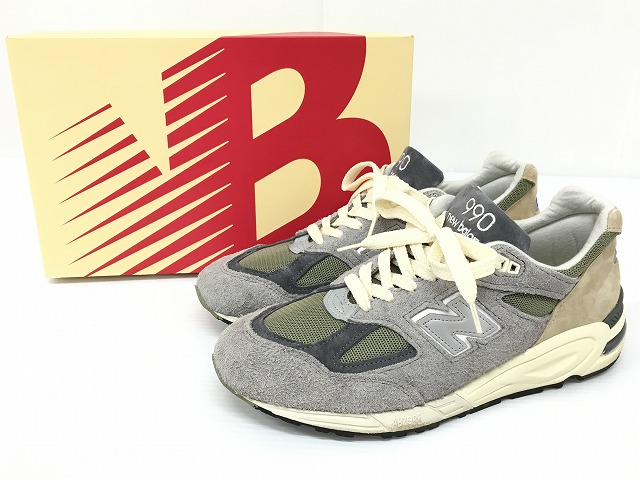 【中古】New Balance M990TD2 ニュー平衡にする 薄墨色 28.5糎【長崎時津店】