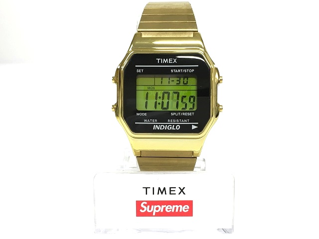 供え Supreme 19AW Timex Digital Watch GOLD シュプリーム