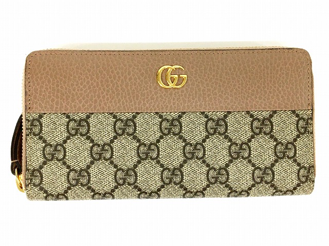 GUCCI GGコンチネンタル スプリーム 二つ折り ウォレット 長財布 ☆安心の3大保証☆ Aランク ≪GUCCI グッチ/二つ折り長財布
