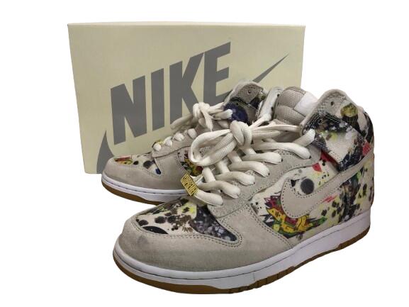 【中古】NIKE SB×Supreme “ナイキ×シュプリーム” DUNK HIGH OG QS \"RAMMELLZEE\"" ダンク 御機嫌 OG QS ラメルジー FD8779-100 スニーカー 27.5糎【広田店】"