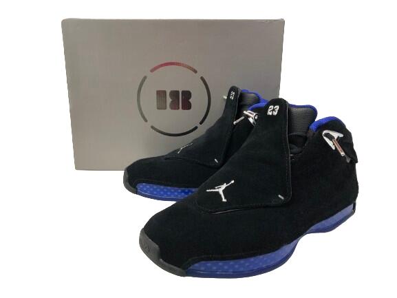 【中古】NIKE AIR JORDAN 18 RETRO AA2494-007 27.5糎 \"ナイキ エアジョーダン 18 レトロ  スニーカー\""【広田店】"