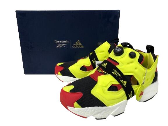 【未当てはめる】Reebok×adidas “リーボック×アディダス” INSTA PUMP FURY BOOST UNISEX インスタポンプフューリー ブースト FW5305 スニーカー 27.5糎【広田店】