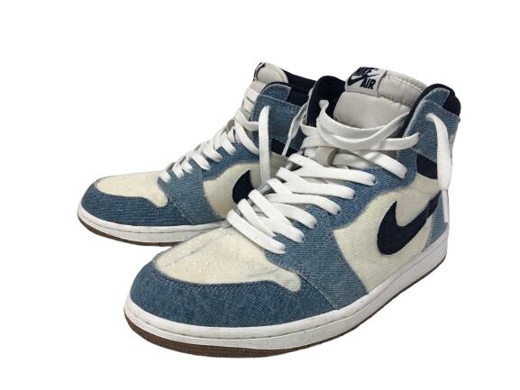 【中古】NIKE AIR JORDAN 1 RETRO HIGH OG \"Denim\"" FQ2947-100 27.0糎 \""ナイキ エア湖 ジョーダン 1 レトロ ご機嫌 スニーカー\""【広田店】"
