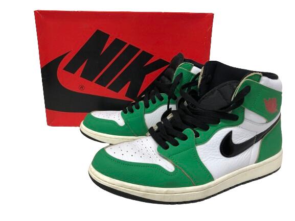 【中古】NIKE WMNS AIR JORDAN 1 HIGH OG DB4612-300 28.5糎 \"ナイキ ウィメンズ エア湖 ジョーダン 1 ご機嫌 スニーカー\""【広田店】"
