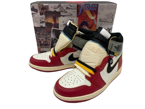 【中古】UNION 天使の都市 × JORDAN 1 HIGH OG SP HV8563-600 28糎 \"単位労働組合 天使の都市 × ナイキ エアジョーダン1 御機嫌 OG スニーカー 靴\""【広田店】"